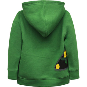 back, Toddler Boys' Crawler Tractor Fleece Pullover Hoodie J4J570GT