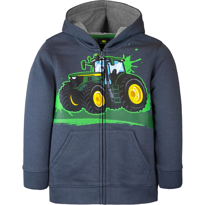 Boys' Tractor Fleece Full-Zip Hoodie J4J577BC