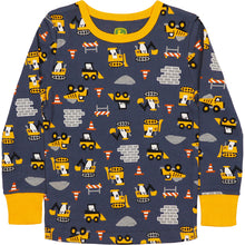 shirt, Boy's Construction Long-Sleeve Pajama Set J4S581