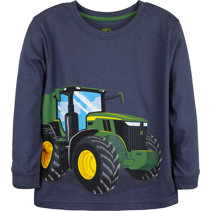 Boys' Long-Sleeve Tractor Streak Tee J4T339BT