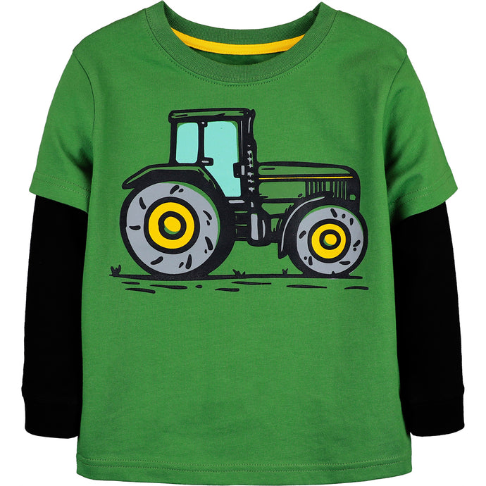 Toddler Boys' Long-Sleeve Tractor Tee J4T550GT