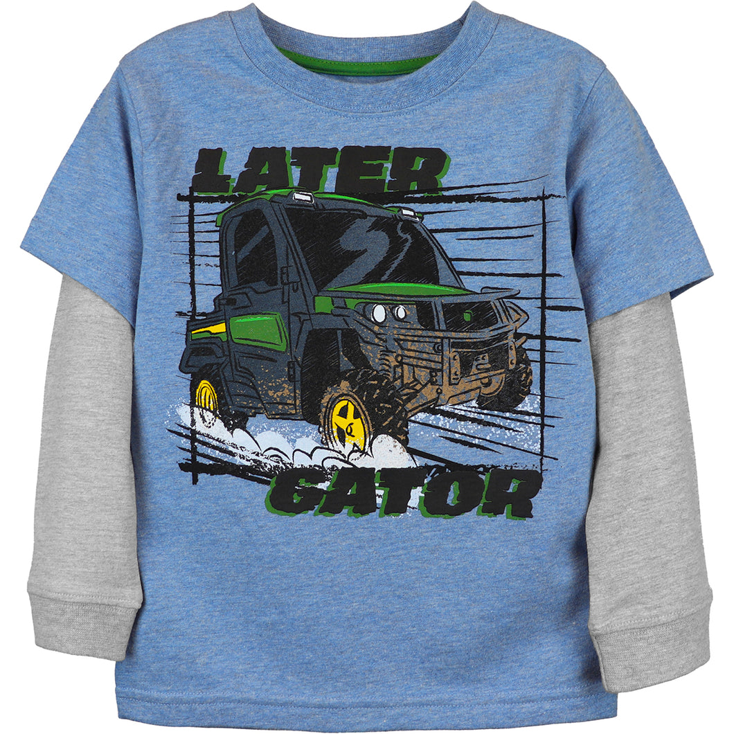 Toddler Boys' Long-Sleeve Lator Gator Tee J4T552BT