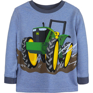 Toddler Boys' Long-Sleeve Rugged Tractor Tee J4T554BT