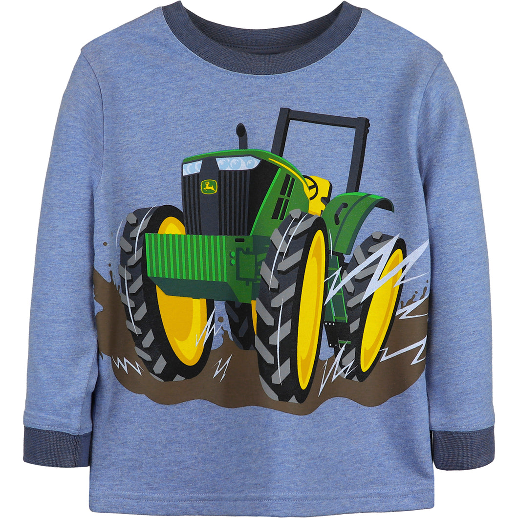 Toddler Boys' Long-Sleeve Rugged Tractor Tee J4T554BT