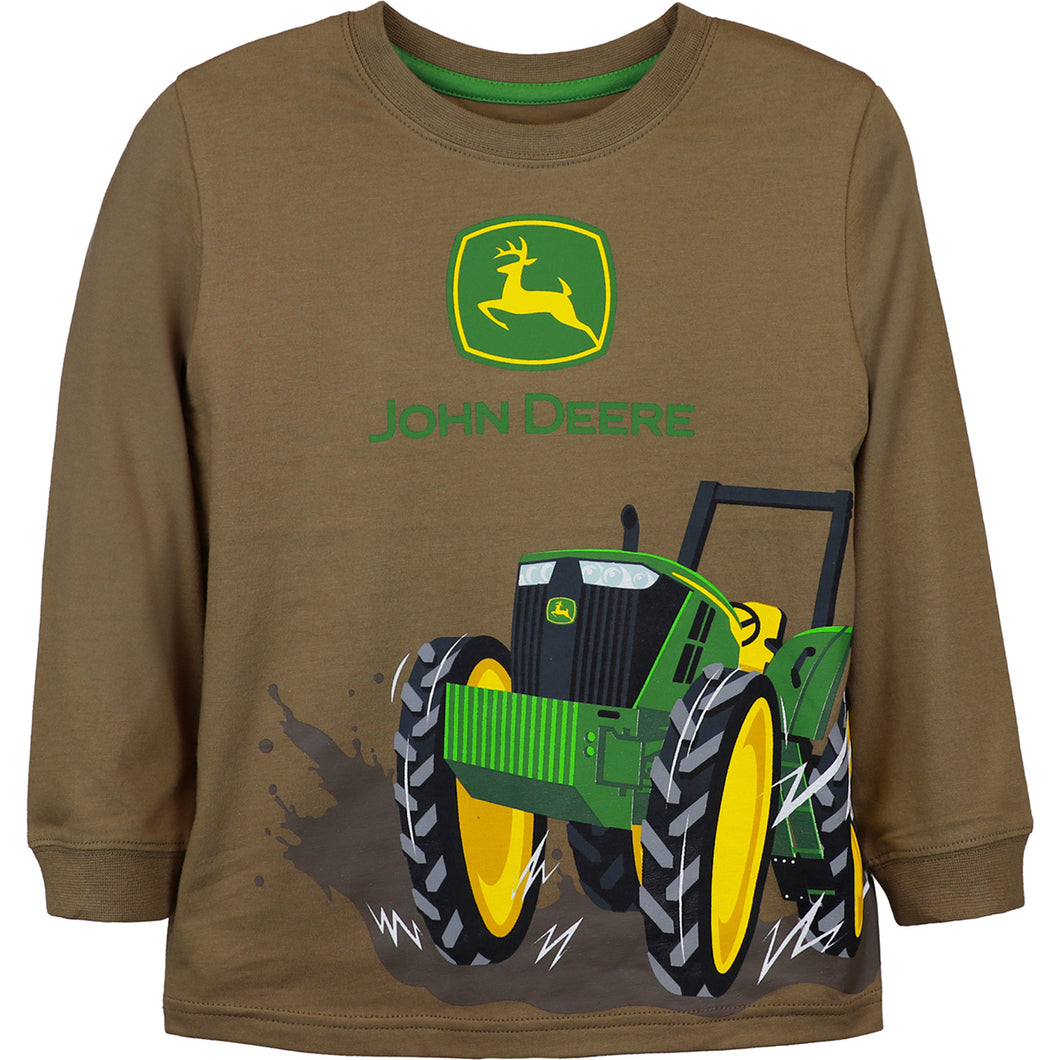 Boys' Tractor Splash Long-Sleeve Tee J4T565DC