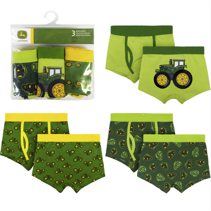 Boys' 3-Pack Tractor Boxer Briefs J4U150G