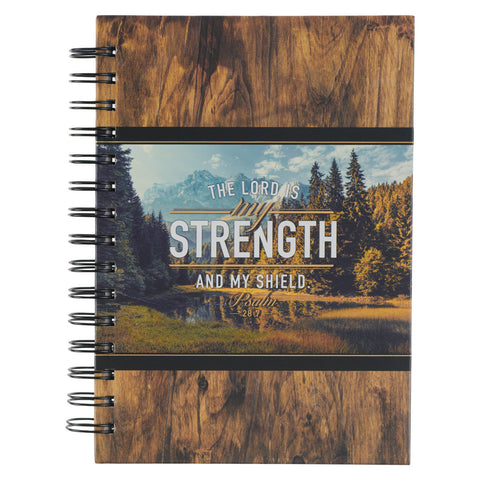 The Lord is My Strength Wirebound Journal JLW136