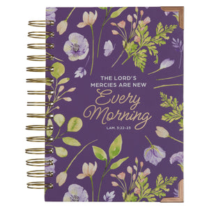 Front Cover of New Mercies Every Morning Wirebound Journal JLW186