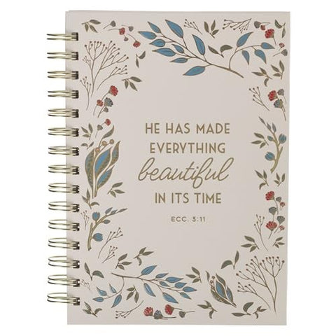 Everything Beautiful in It's Time Wirebound Journal JLW238