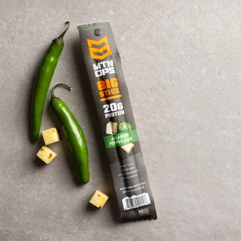 Jalapeno Pepper Jack MTN OPS Big Stick meat stick
