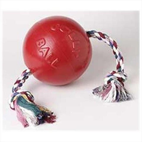 Romp-n-Roll Ball for Dogs Red 4.5 Inch