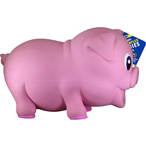 Jumbo Pig Latex Dog Chew Toy 12 in
