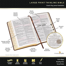 KJV Holy Bible Thinline Large Print KJV261 C