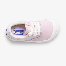Keds little kids Graham Sneaker in pink, top view