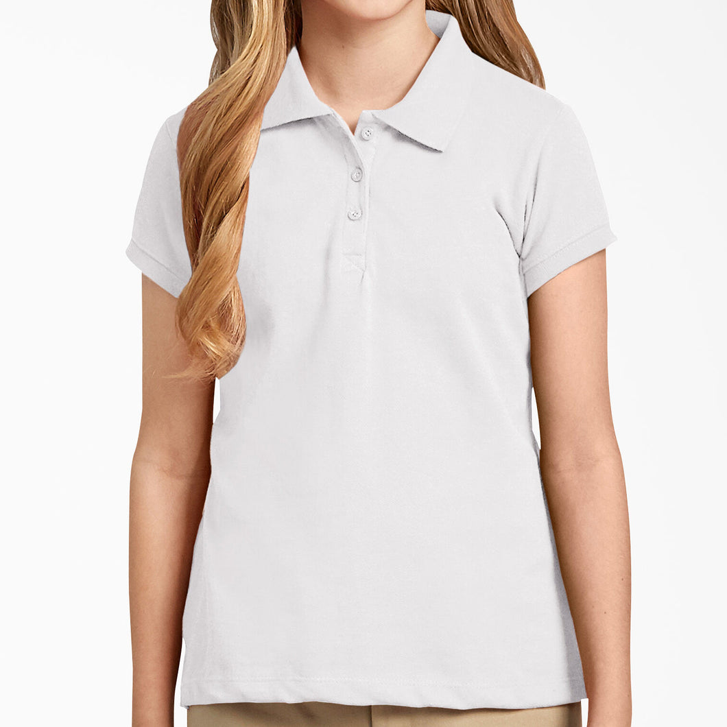 Dickies Girl's Short Sleeve Pique Polo Shirt KS952