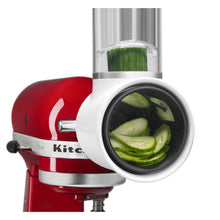 Slicing cucumbers with KitchenAid mixer