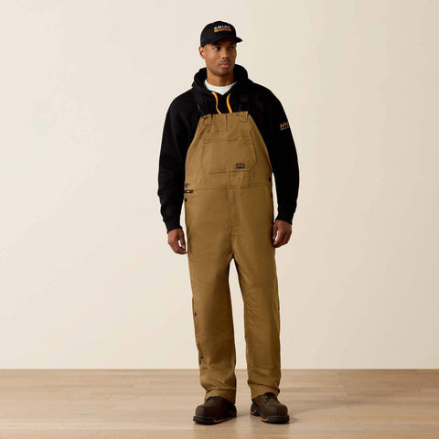 Men's Rebar Duracanvas Khaki Unlined Bib 10036798 A