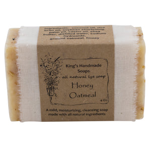 Handmade Honey Oatmeal Soap.