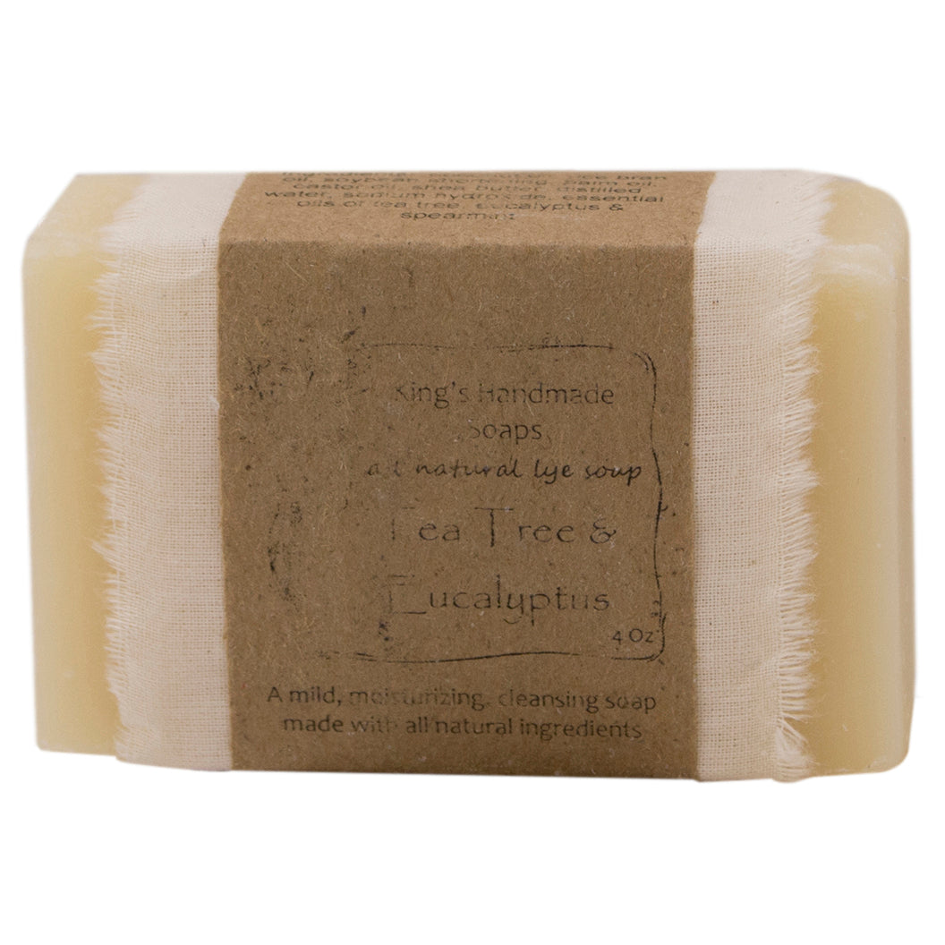 Tea Tree Oil and Eucalyptus bar soap.