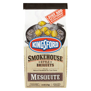 bag of mesquite smokehouse style briquets