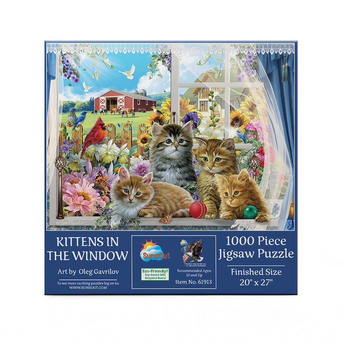 Kittens in the Window 61913 Box Front