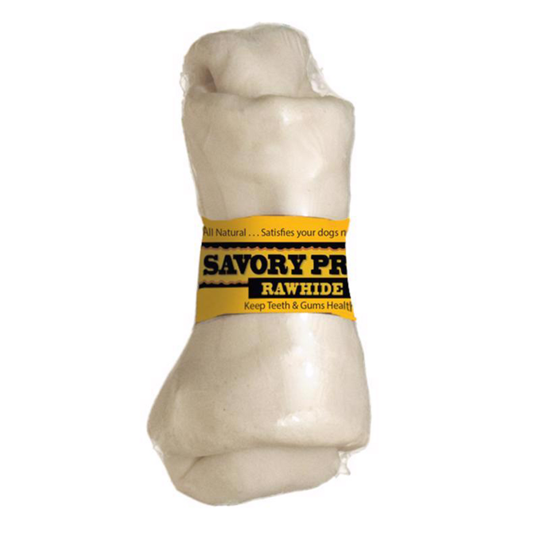 Knotted Natural Raw-Hide Bone 4-5 in. 907