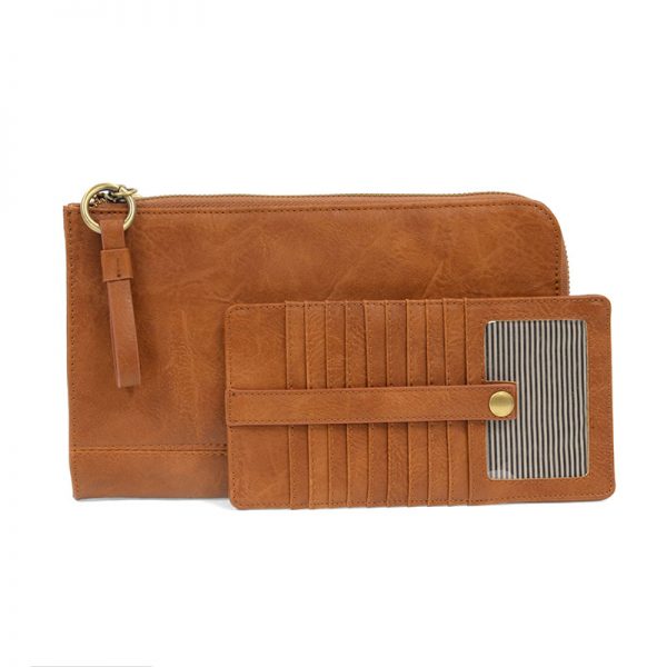 Caramel Karina Convertible Wristlet & Wallet L8082-02