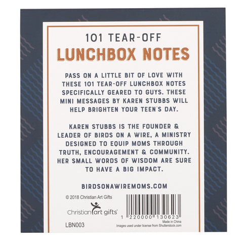 back of notepad