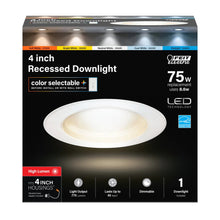 75W Color Selectable LED Recessed Downlight LEDR4HO/6WYCA