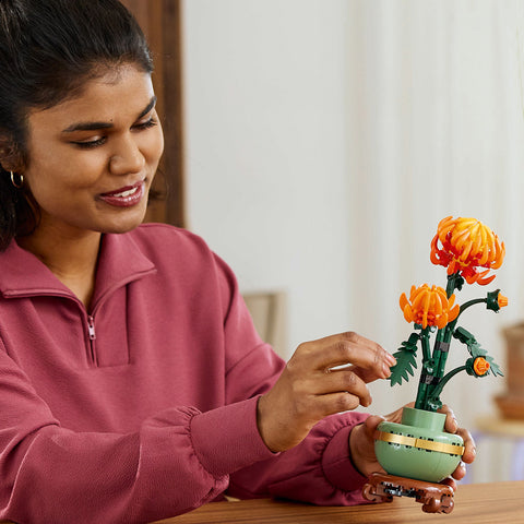 LEGO Icons Chrysanthemum Flower Decor Building Set 10368