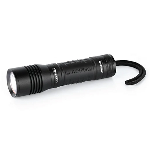 LuxPro Compact Bright 550 lumens LED flashlight, side