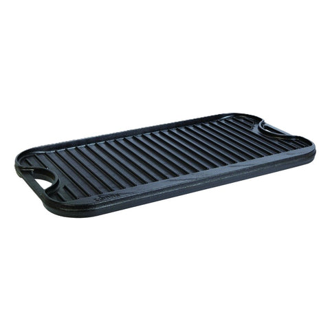 Lodge Cast Iron Pro-Grid Reversible Griddle/Grill showing grill side