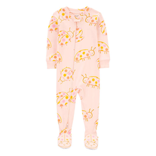 Ladybug Toddler Girl's Fleece Footie Pajamas