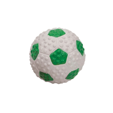 Latex Soccerball Dog Toy - Green 2 in