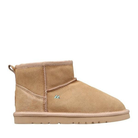 Childrens' Kora Short Youth Pull-on Water-Resistant Ankle Boot, Faux-Fur Lined MK2551