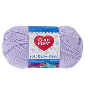 Lavender Soft Baby Steps Yarn.