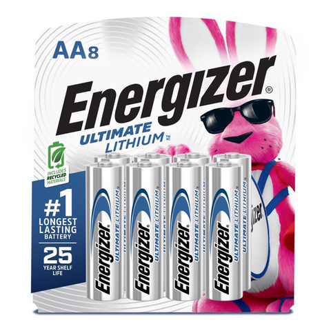 Lithium AA 1.5 V Battery 8 pk