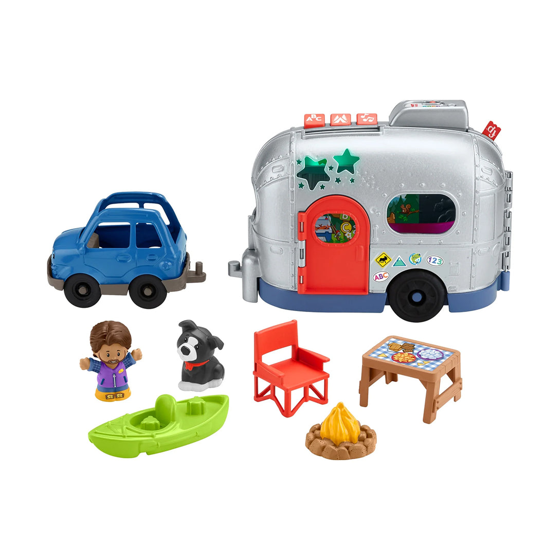 Little People Light-Up Learning Camper Vehicle Playset Little People Light Up Camper HGP71