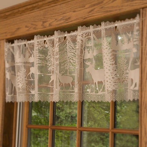 lodge hollow valance curtain