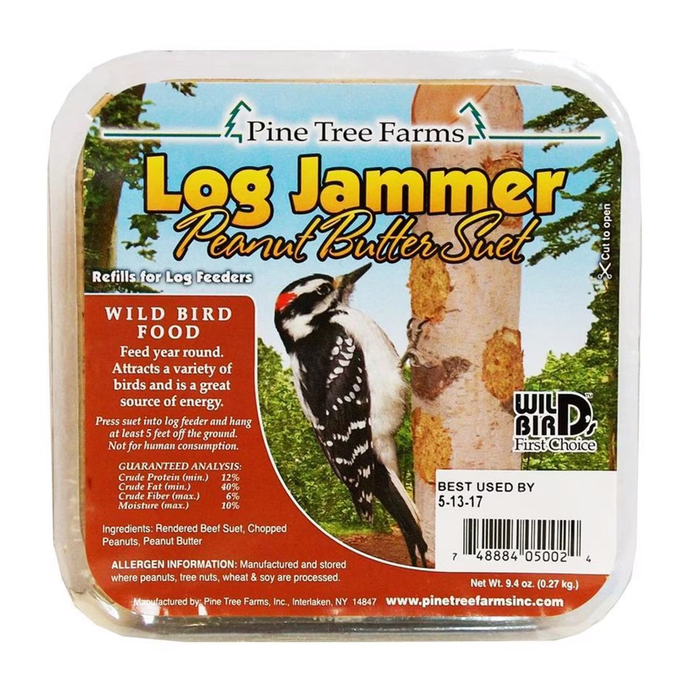 Log Jammer Peanut Butter Suet Plug 5002