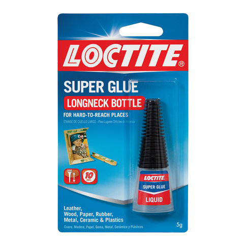 Longneck Bottle High Strength Ethyl Cyanoacrylate Clear Super Glue 5 gm