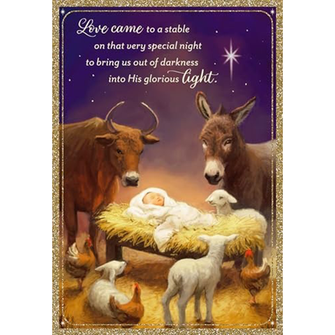 Love Came to a Stable 18 Christmas Boxed Cards 79223 A