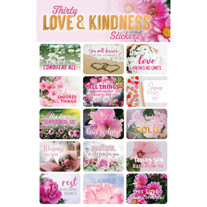 30 Love & Kindness Stickers 63140