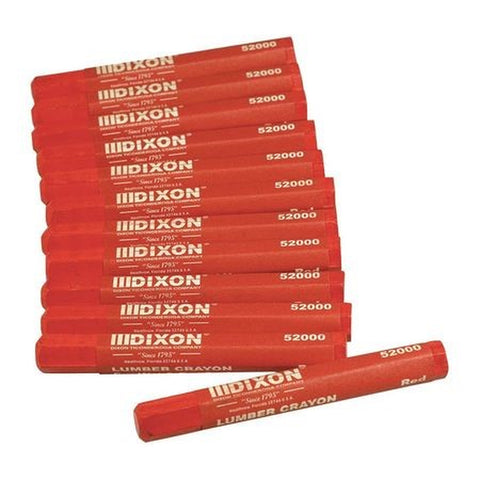 Lumber Crayons Red 12 Pk