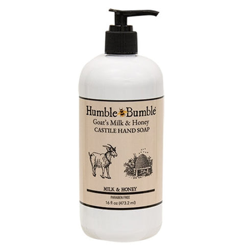 Humble Bumble 16 oz. Warm Vanilla Goat's Milk & Honey Castile Hand Soap