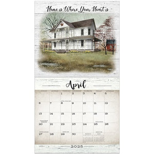 2025 Farmhouse Mini Wall Calendar MCA92396