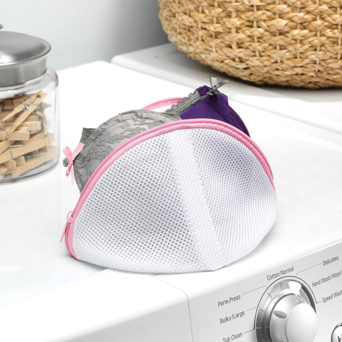 Linen Mesh Laundry Bag for Socks, Bra or Delicates. Lightweight