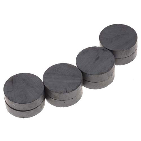 Ceramic Magnet Disks 3/4 in. X 3/16 in. 8 pack