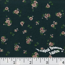 Double Brushed Knit Floral Fabric 32925 mallard
