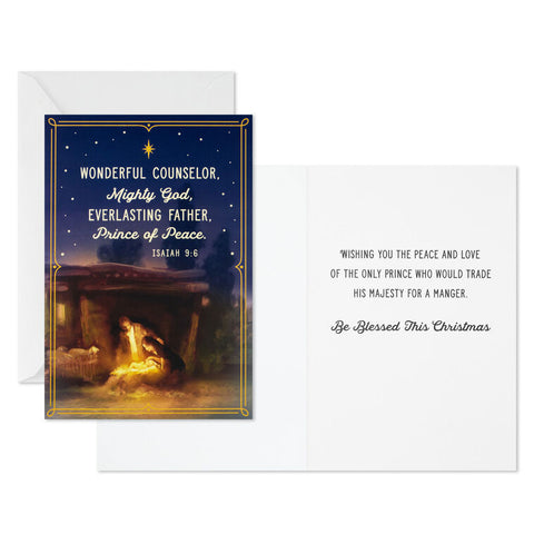 Wonderful Counselor Boxed Christmas Cards 1DSH1200